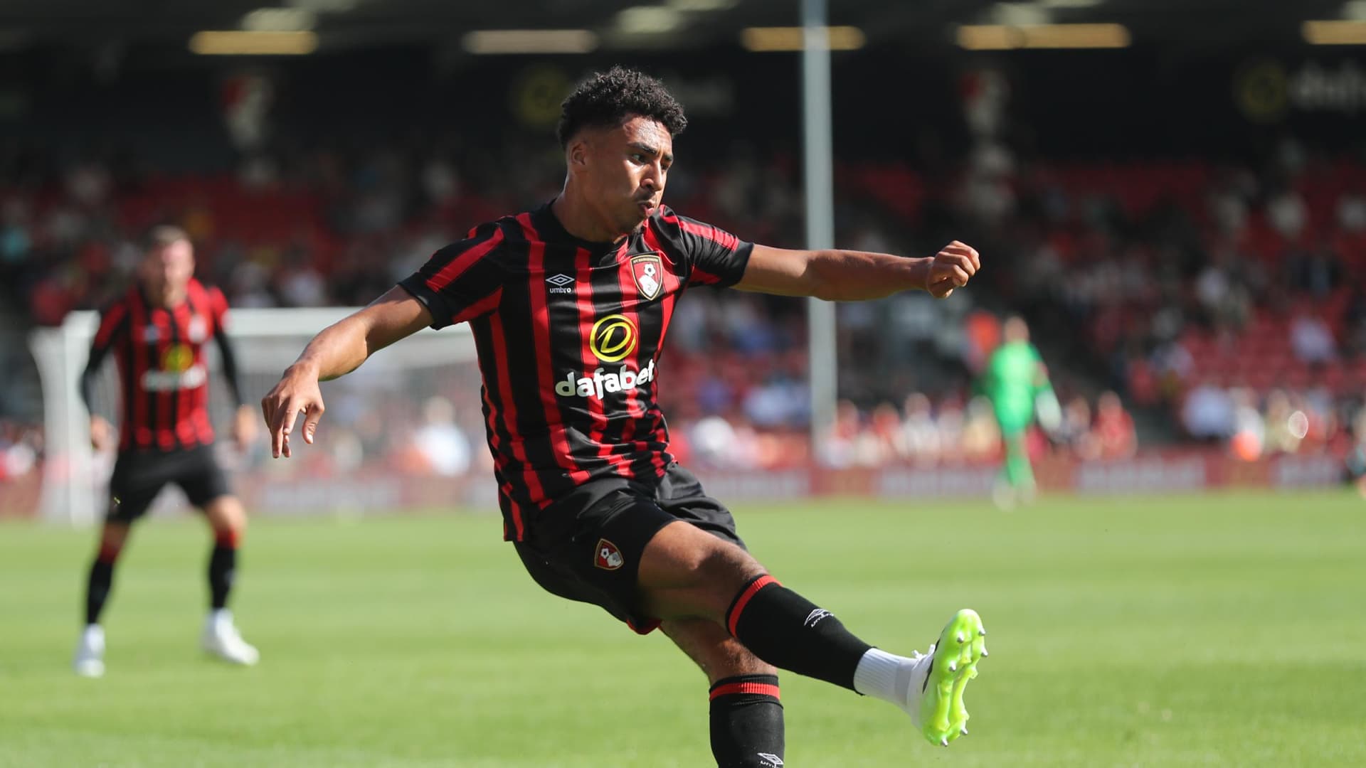 James Hill playing for AFC Bournemouth