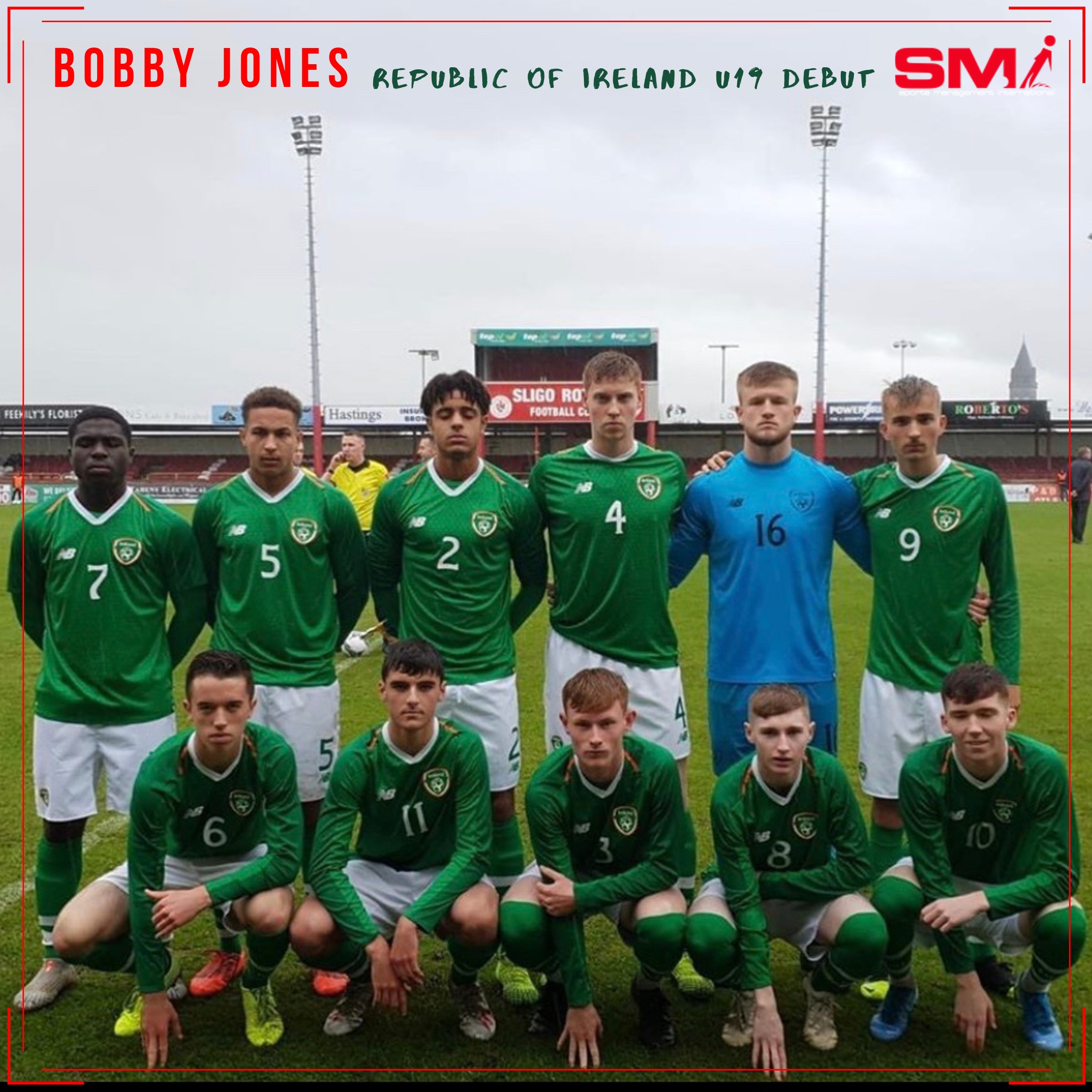 Bobby Jones International debut