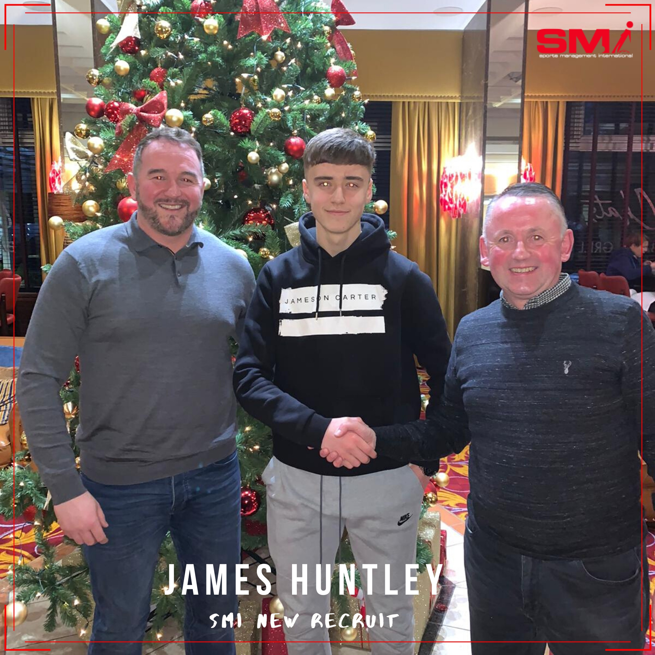 SMI newest recruit James Huntley
