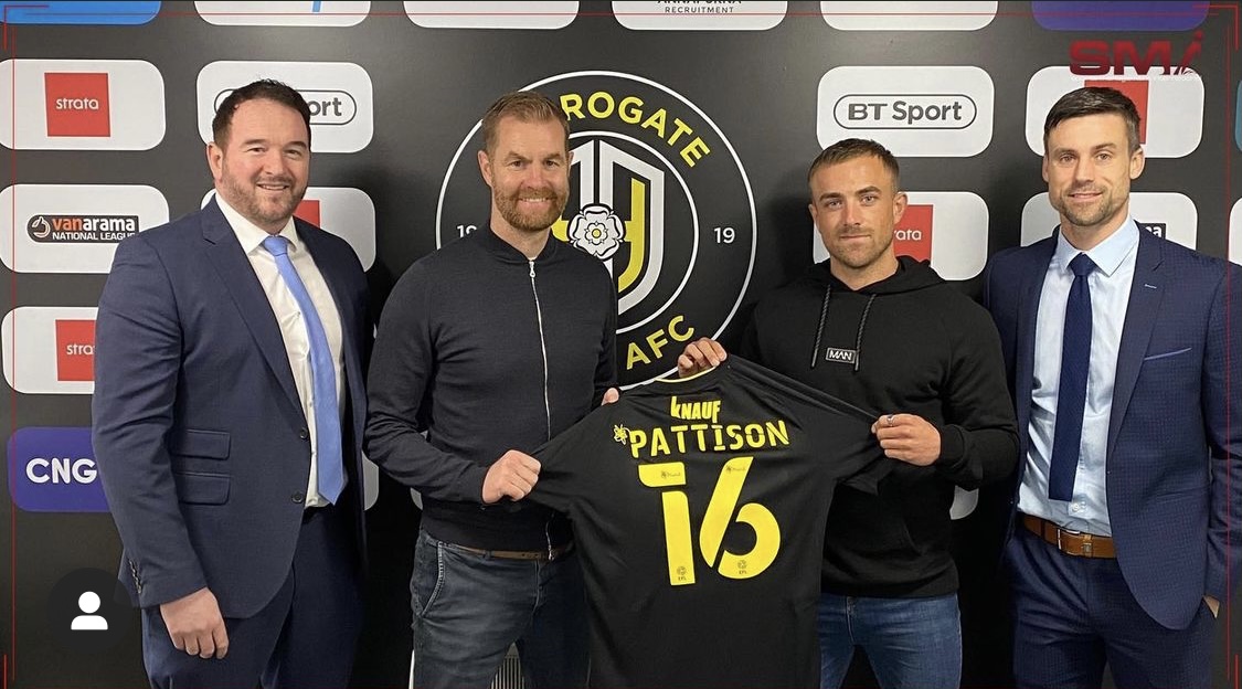 Alex Pattison signs for Harrogate Town