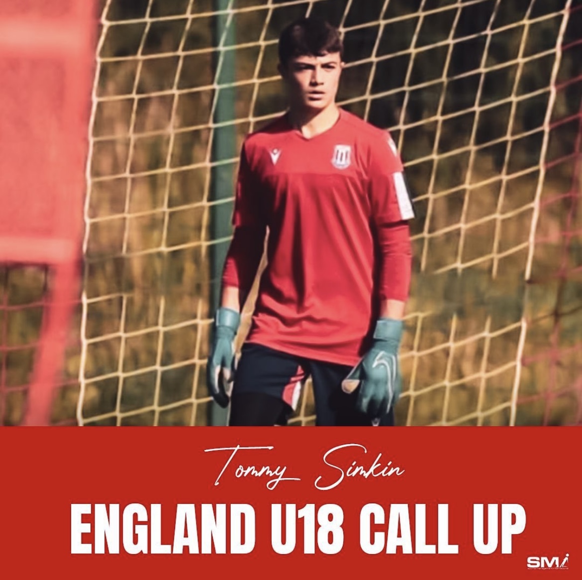 Tommy Simkin England u18 call up