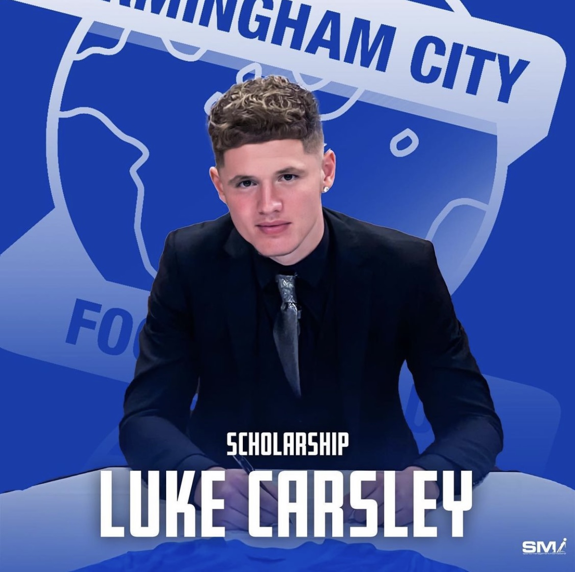Luke Carsley signs scholar at Birmingham